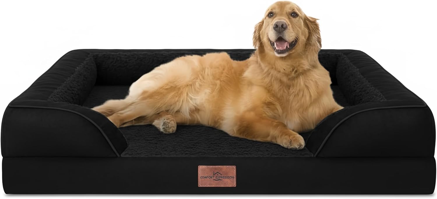 Comfort Expression Orthopedic Dog Bed for Extra Large Dogs 48x30 Inch