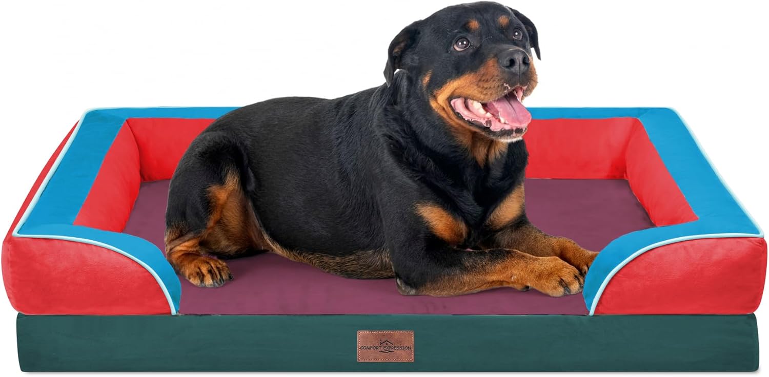 Comfort Expression Orthopedic Dog Bed for Extra Large Dogs 48x30 Inch