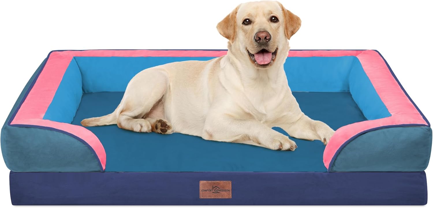 Comfort Expression Orthopedic Dog Bed for Extra Large Dogs 48x30 Inch