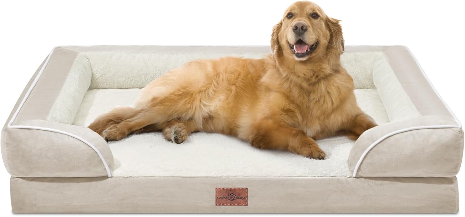 Comfort Expression Orthopedic Dog Bed for Extra Large Dogs 48x30 Inch