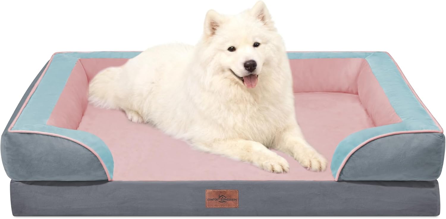 Comfort Expression Orthopedic Dog Bed for Extra Large Dogs 48x30 Inch