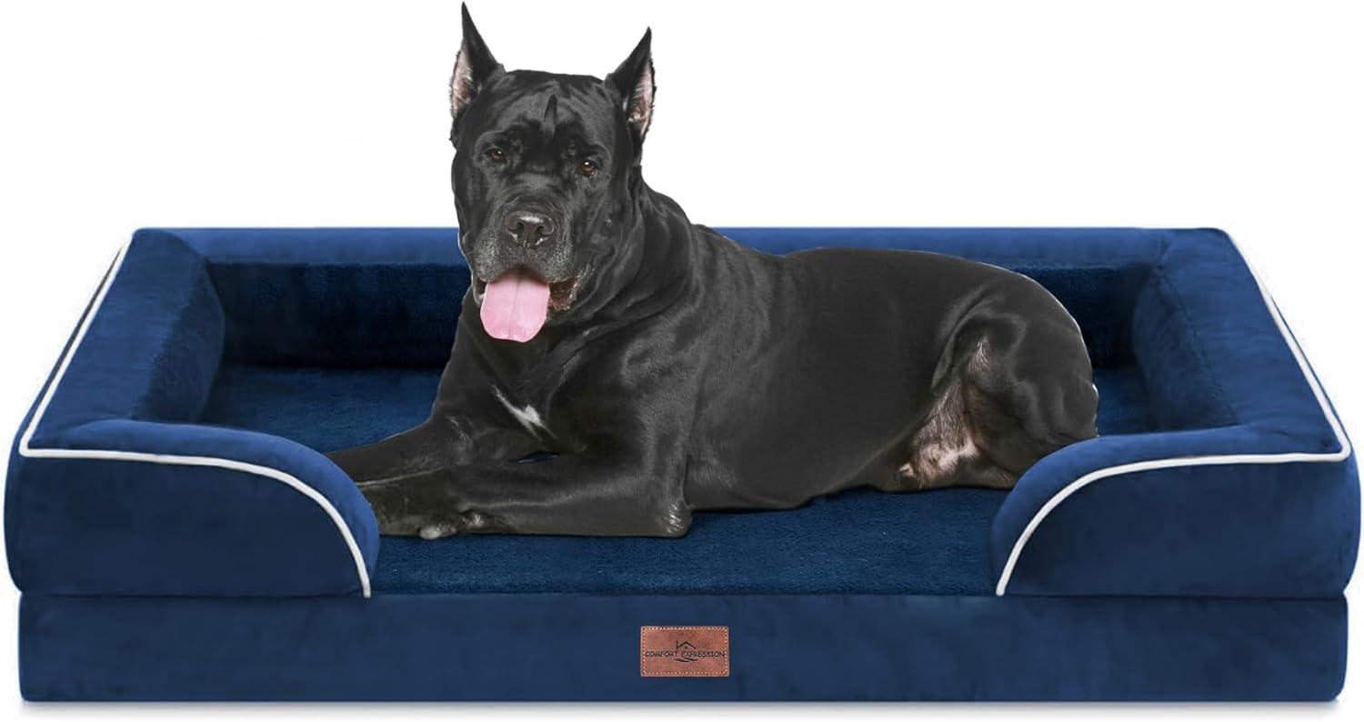 Comfort Expression Orthopedic Dog Bed for Extra Large Dogs 48x30 Inch