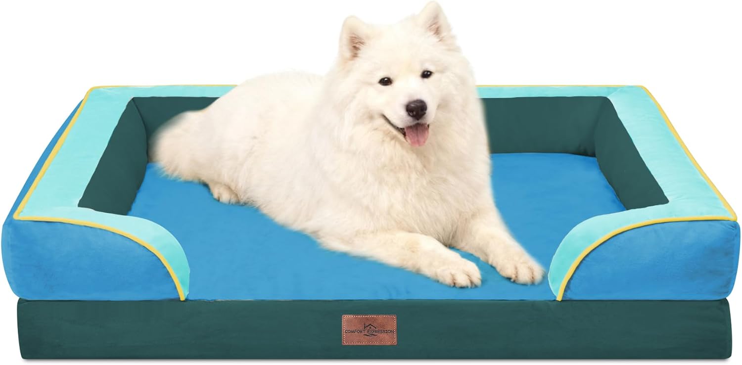 Comfort Expression Orthopedic Dog Bed for Extra Large Dogs 48x30 Inch