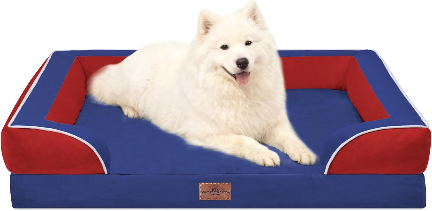 Comfort Expression Orthopedic Dog Bed for Extra Large Dogs 48x30 Inch