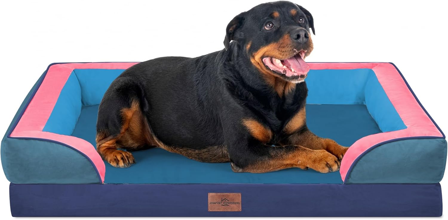 Comfort Expression Orthopedic Dog Bed for Extra Large Dogs 48x30 Inch