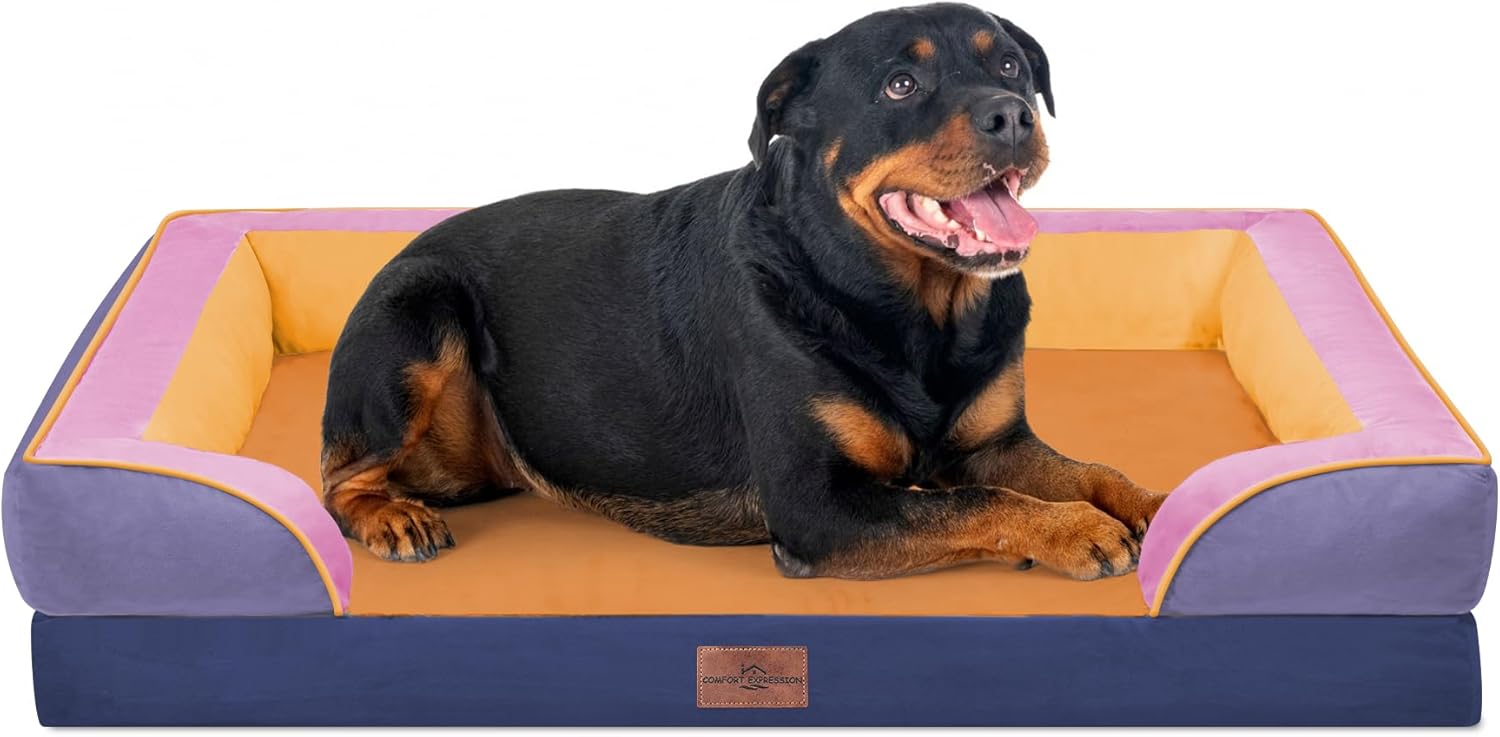 Comfort Expression Orthopedic Dog Bed for Extra Large Dogs 48x30 Inch