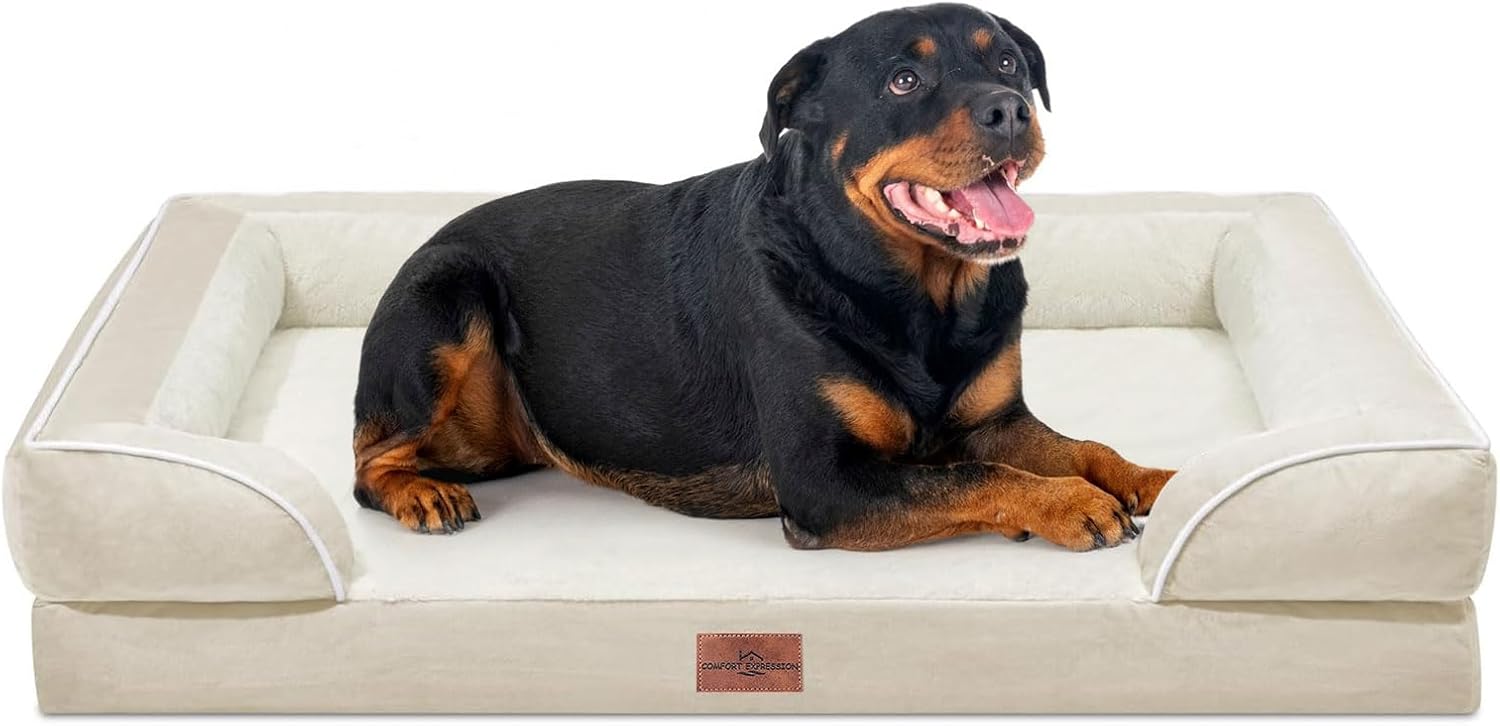 Comfort Expression Orthopedic Dog Bed for Extra Large Dogs 48x30 Inch