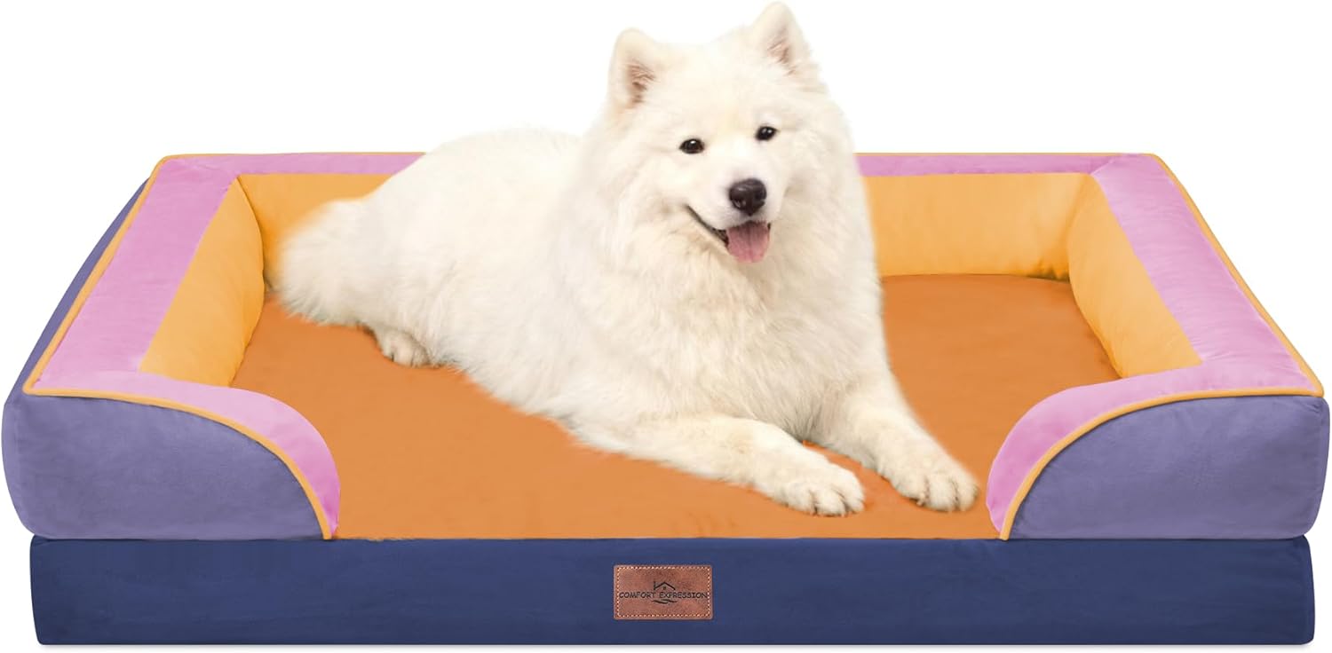 Comfort Expression Orthopedic Dog Bed for Extra Large Dogs 48x30 Inch