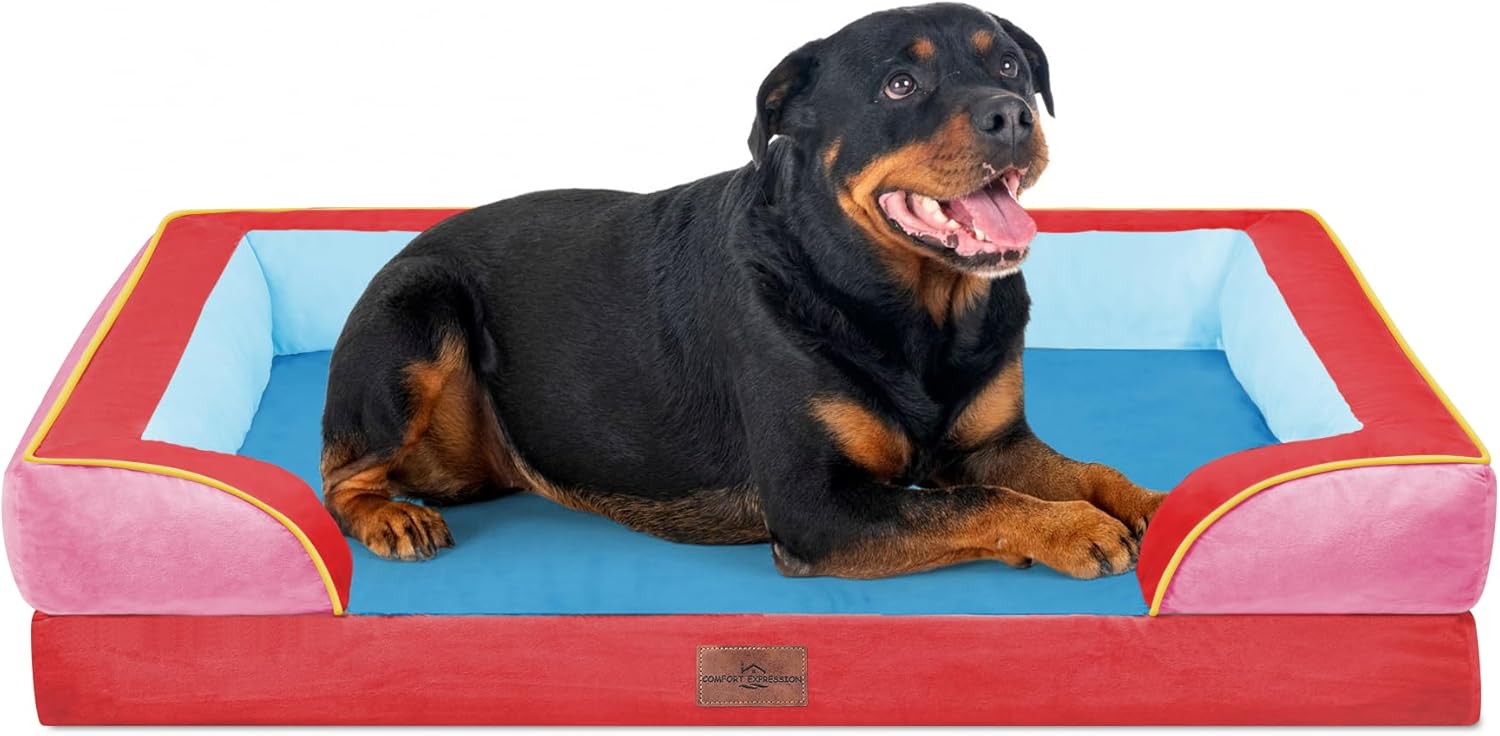 Comfort Expression Orthopedic Dog Bed for Extra Large Dogs 48x30 Inch