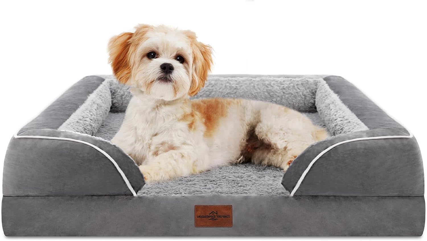 Comfort Expression Orthopedic Dog Bed for Extra Large Dogs 48x30 Inch