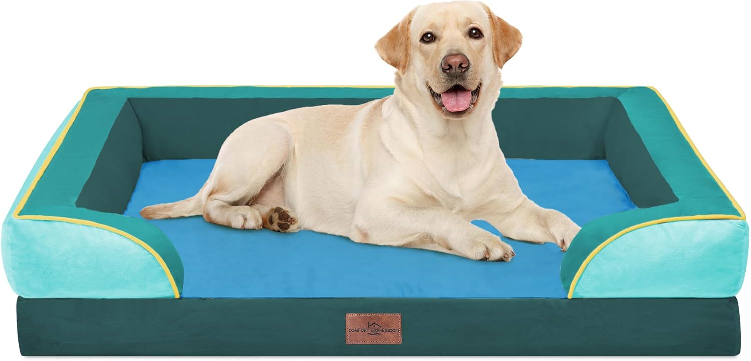Comfort Expression Orthopedic Dog Bed for Extra Large Dogs 48x30 Inch