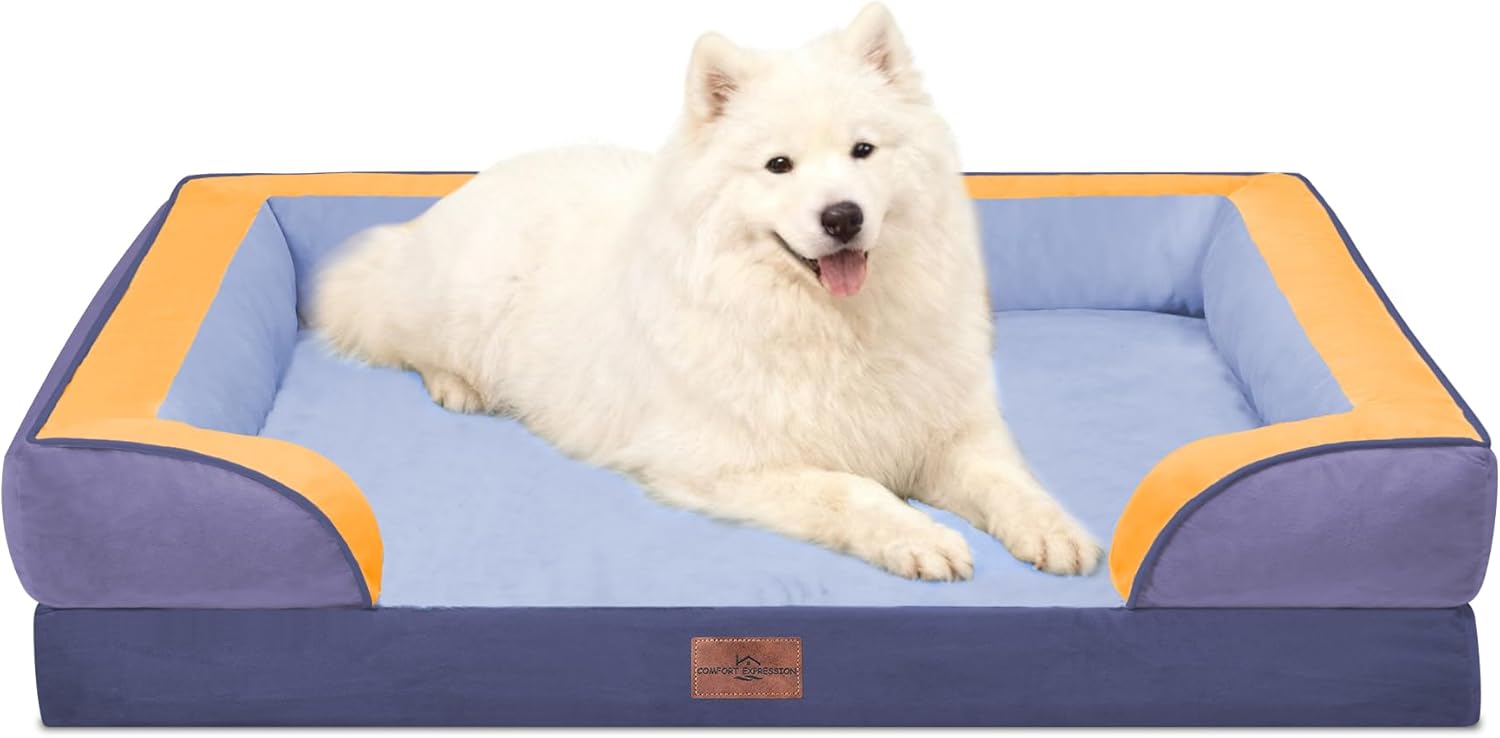 Comfort Expression Orthopedic Dog Bed for Extra Large Dogs 48x30 Inch