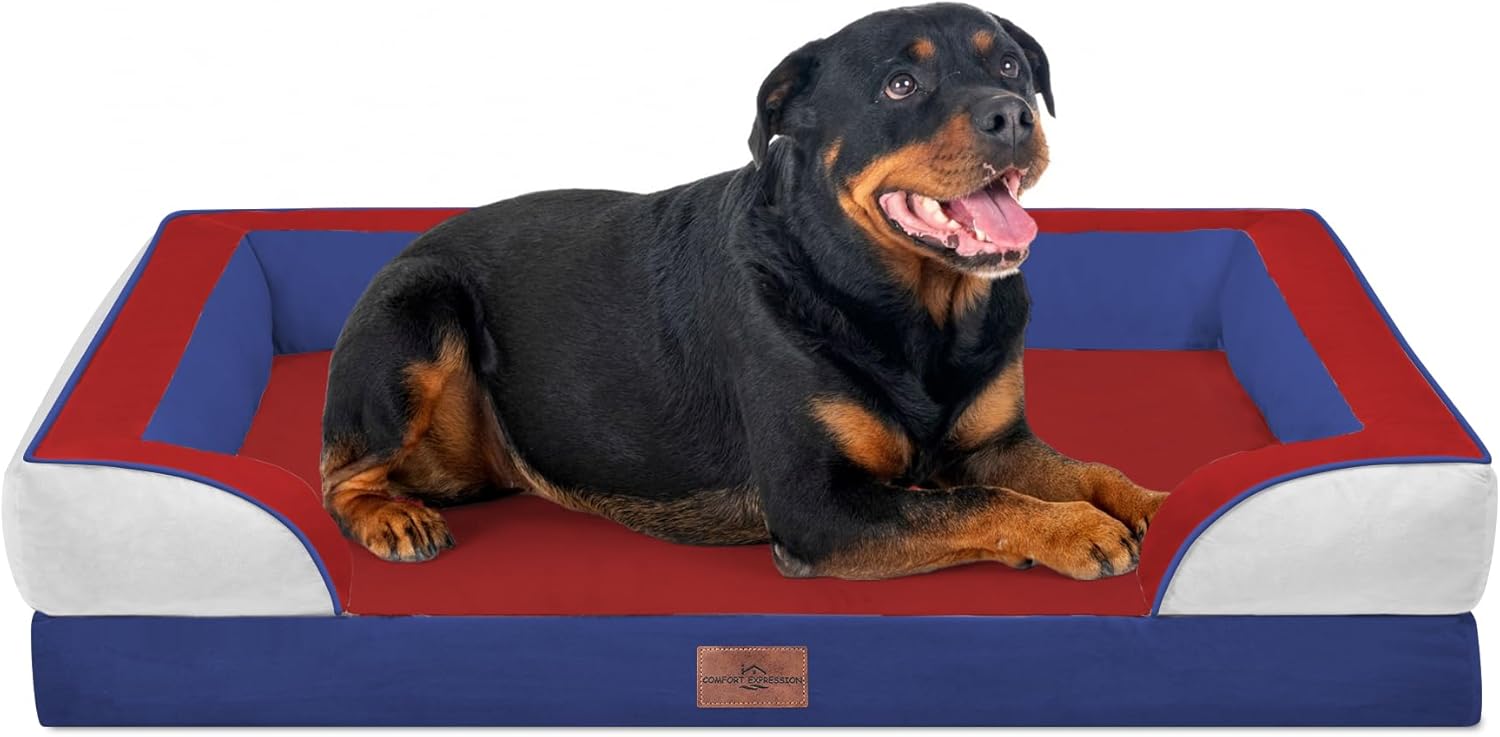 Comfort Expression Orthopedic Dog Bed for Extra Large Dogs 48x30 Inch