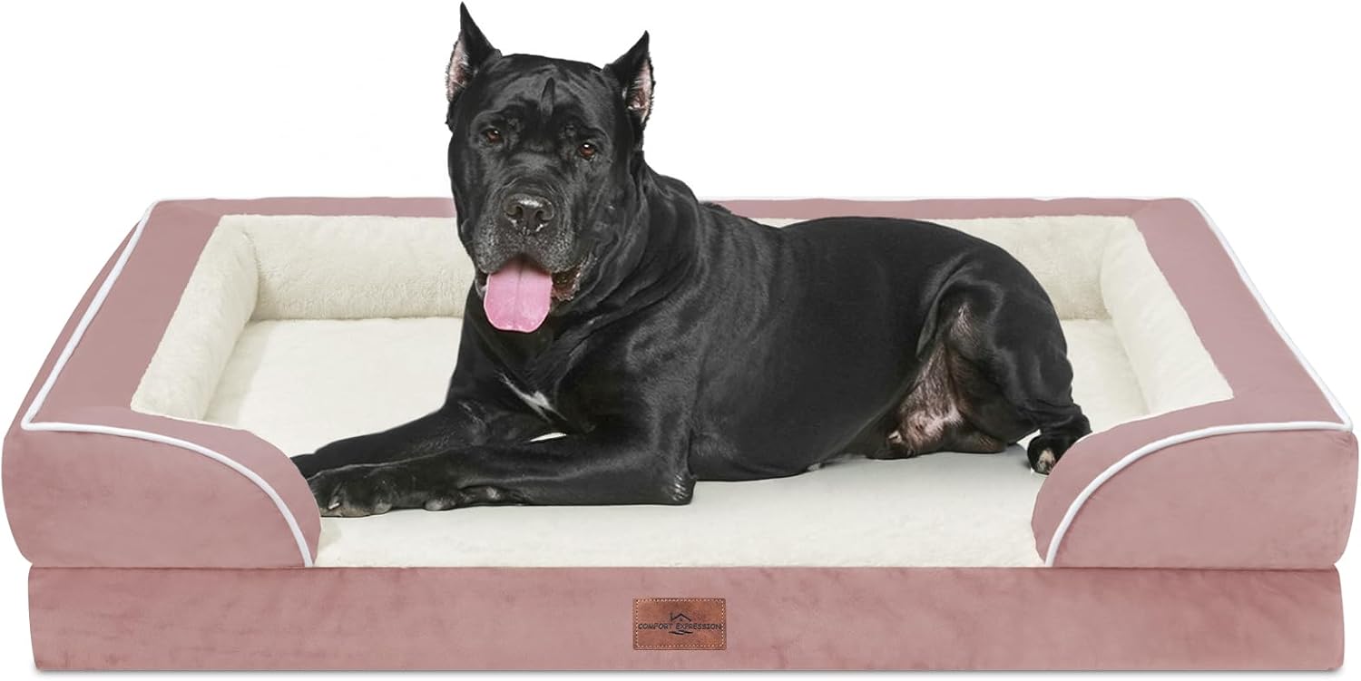 Comfort Expression Orthopedic Dog Bed for Extra Large Dogs 48x30 Inch