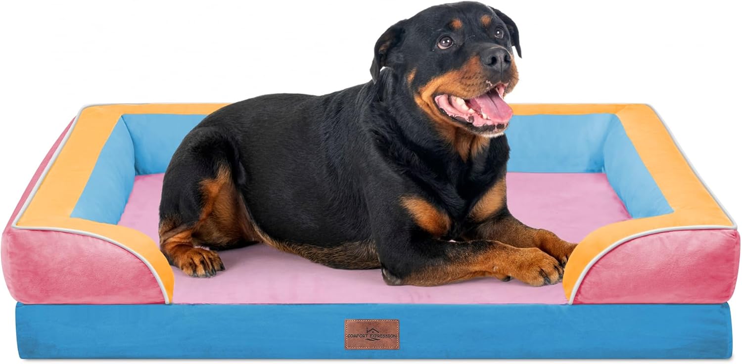 Comfort Expression Orthopedic Dog Bed for Extra Large Dogs 48x30 Inch