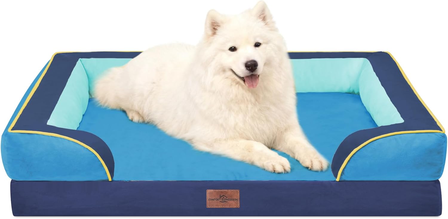 Comfort Expression Orthopedic Dog Bed for Extra Large Dogs 48x30 Inch