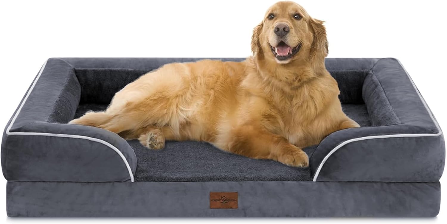 Comfort Expression Orthopedic Dog Bed for Extra Large Dogs 48x30 Inch