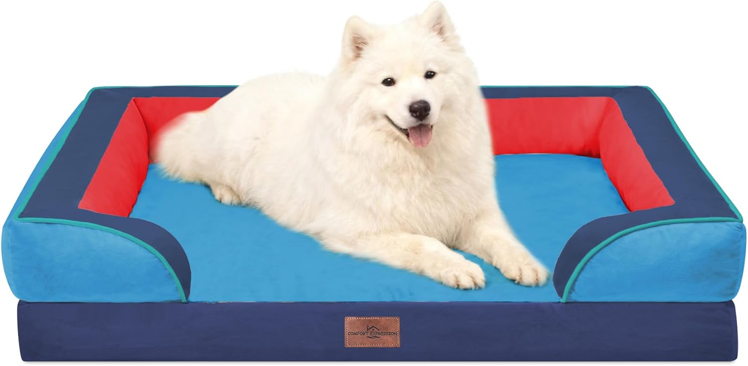 Comfort Expression Orthopedic Dog Bed for Extra Large Dogs 48x30 Inch