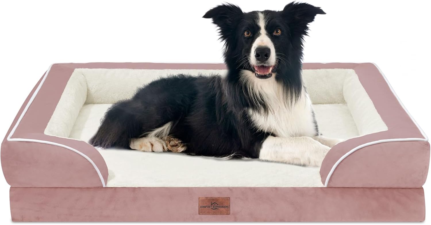 Comfort Expression Orthopedic Dog Bed for Extra Large Dogs 48x30 Inch