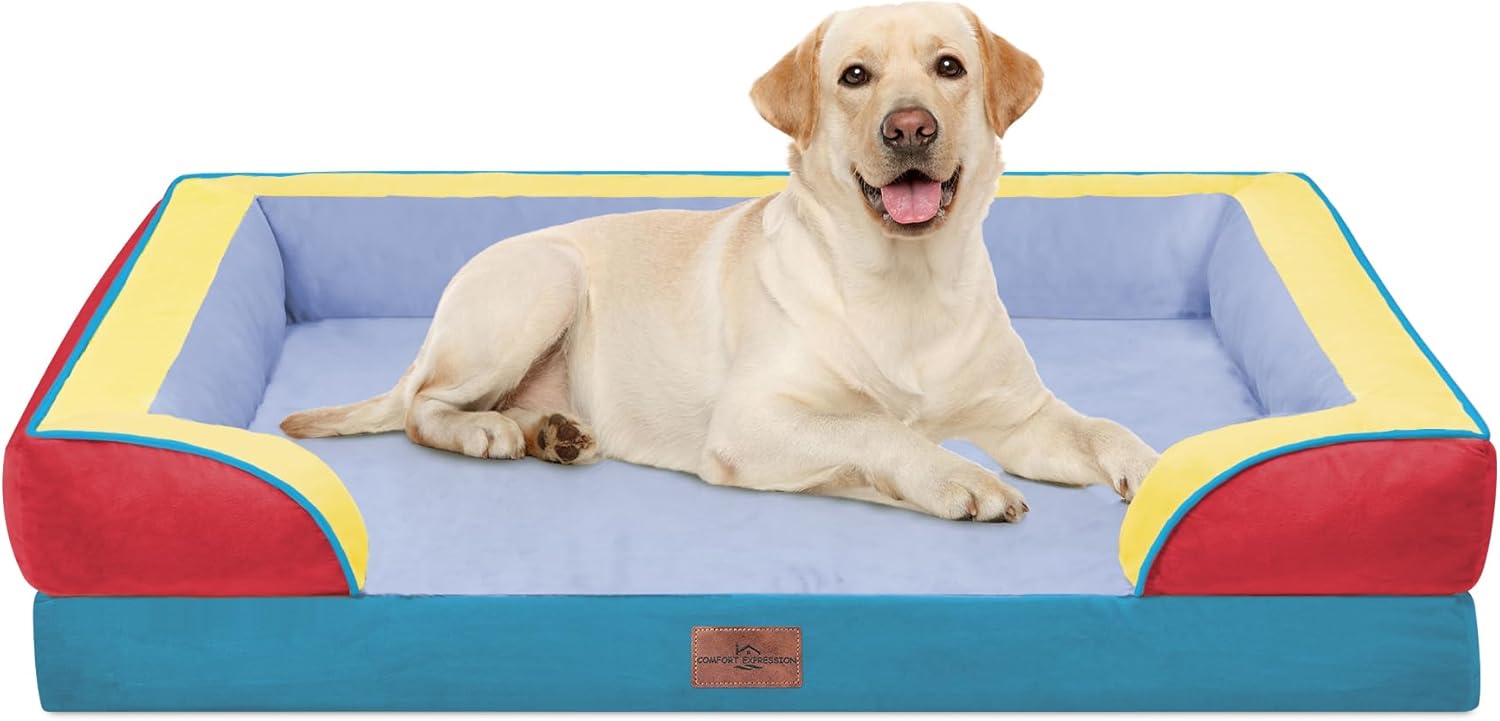 Comfort Expression Orthopedic Dog Bed for Extra Large Dogs 48x30 Inch