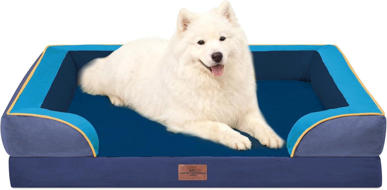 Comfort Expression Orthopedic Dog Bed for Extra Large Dogs 48x30 Inch