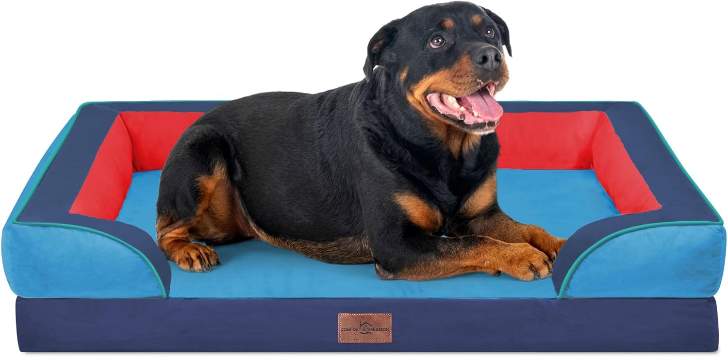 Comfort Expression Orthopedic Dog Bed for Extra Large Dogs 48x30 Inch