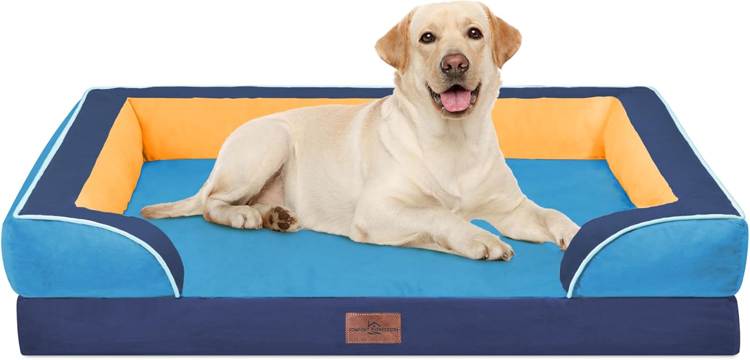 Comfort Expression Orthopedic Dog Bed for Extra Large Dogs 48x30 Inch