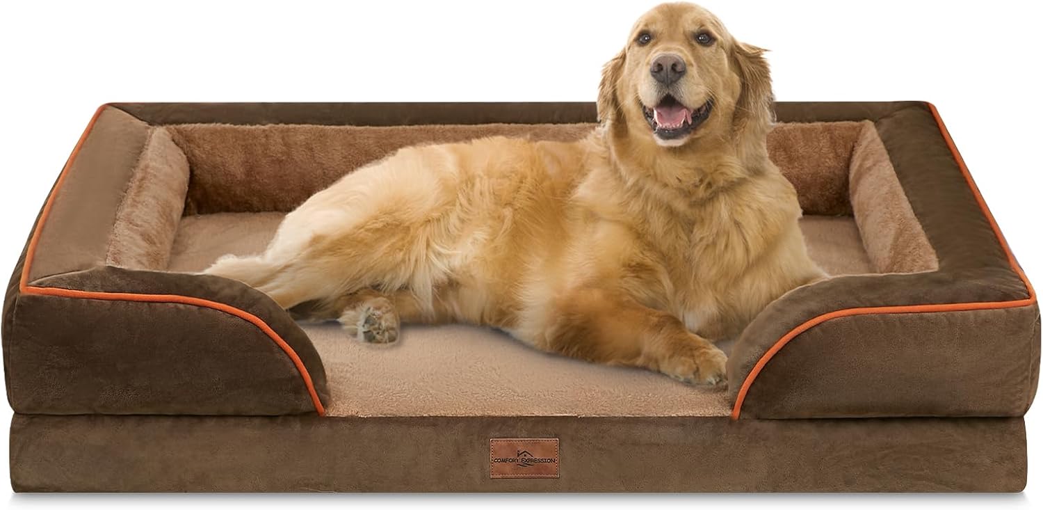 Comfort Expression Orthopedic Dog Bed for Extra Large Dogs 48x30 Inch