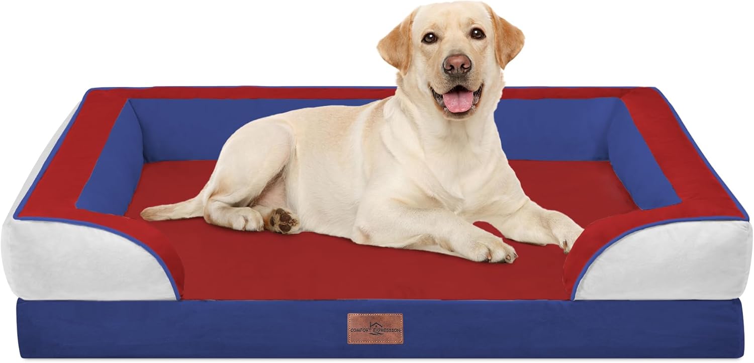 Comfort Expression Orthopedic Dog Bed for Extra Large Dogs 48x30 Inch