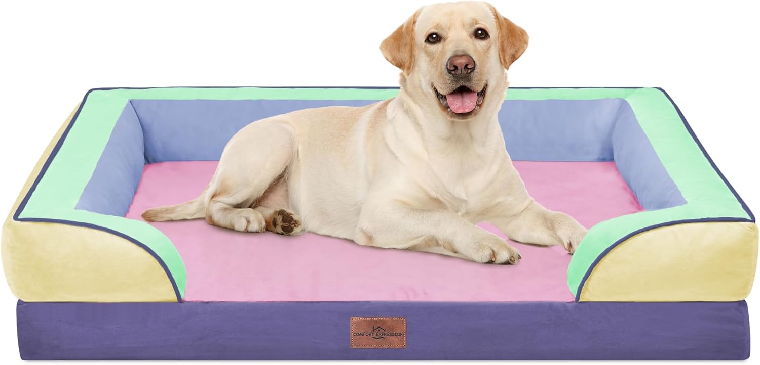 Comfort Expression Orthopedic Dog Bed for Extra Large Dogs 48x30 Inch