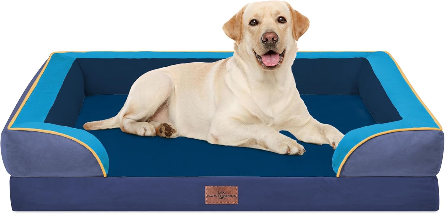 Comfort Expression Orthopedic Dog Bed for Extra Large Dogs 48x30 Inch