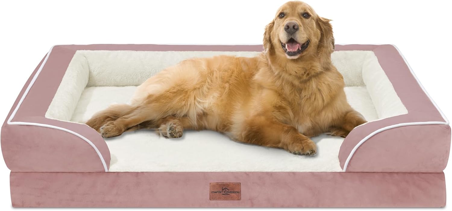 Comfort Expression Orthopedic Dog Bed for Extra Large Dogs 48x30 Inch