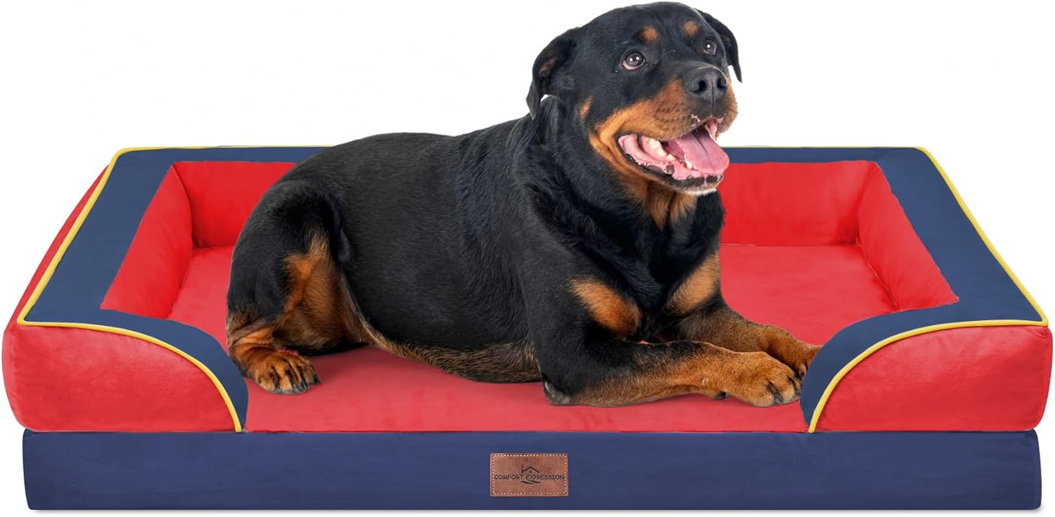 Comfort Expression Orthopedic Dog Bed for Extra Large Dogs 48x30 Inch