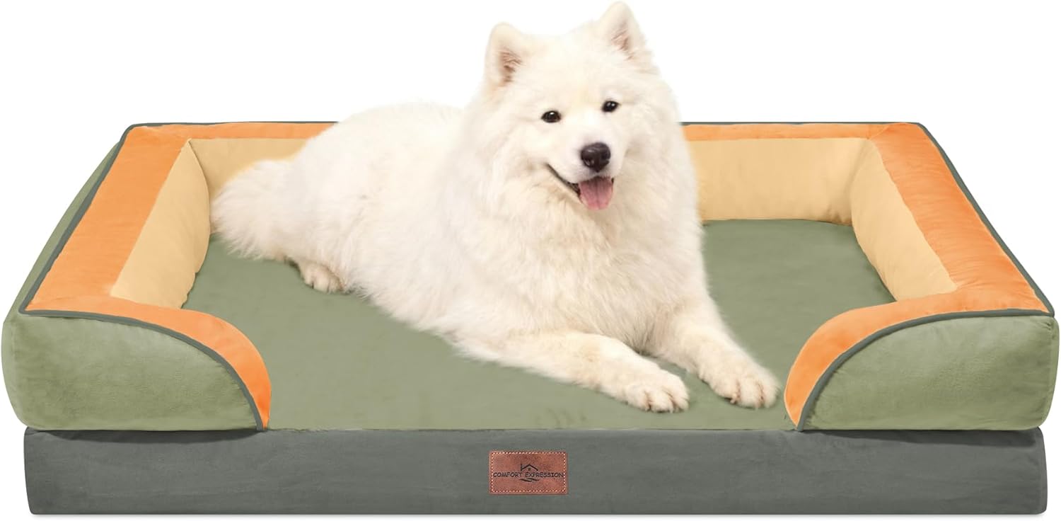 Comfort Expression Orthopedic Dog Bed for Extra Large Dogs 48x30 Inch