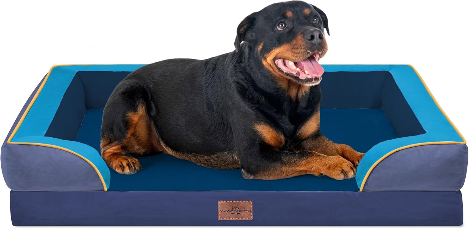 Comfort Expression Orthopedic Dog Bed for Extra Large Dogs 48x30 Inch