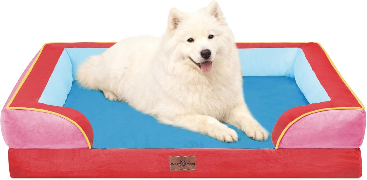 Comfort Expression Orthopedic Dog Bed for Extra Large Dogs 48x30 Inch