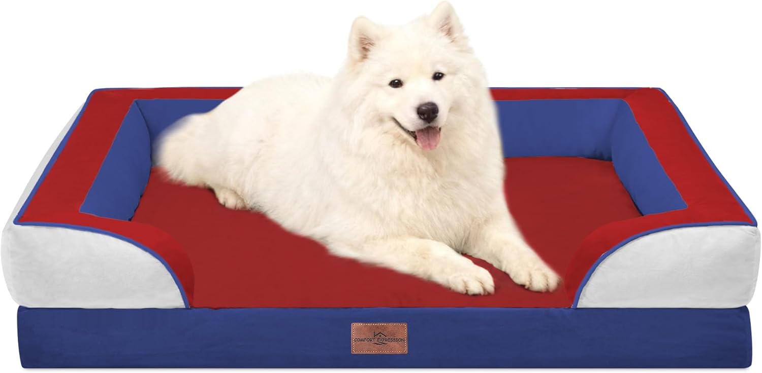 Comfort Expression Orthopedic Dog Bed for Extra Large Dogs 48x30 Inch