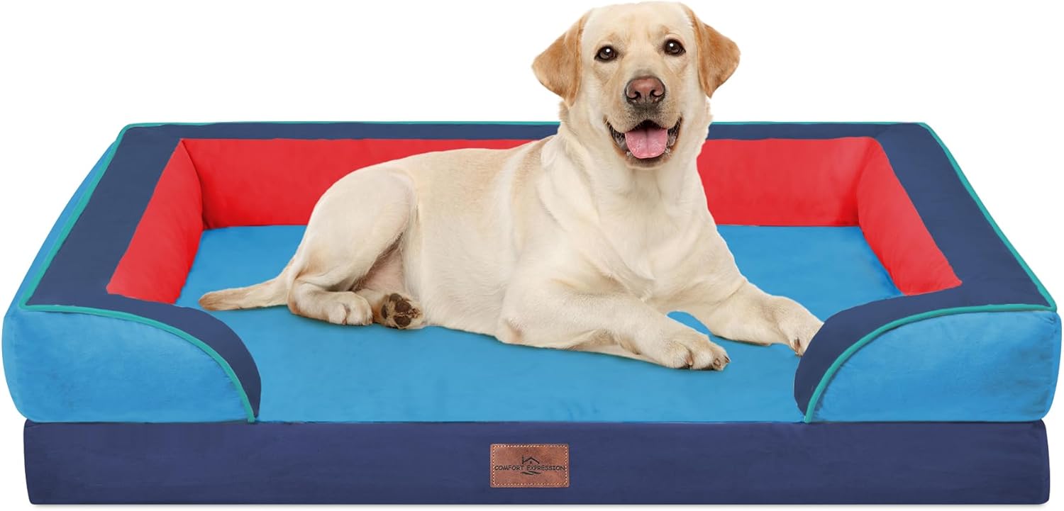Comfort Expression Orthopedic Dog Bed for Extra Large Dogs 48x30 Inch