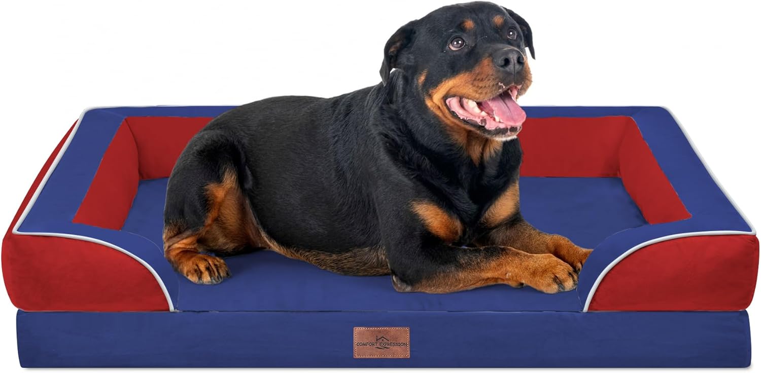 Comfort Expression Orthopedic Dog Bed for Extra Large Dogs 48x30 Inch