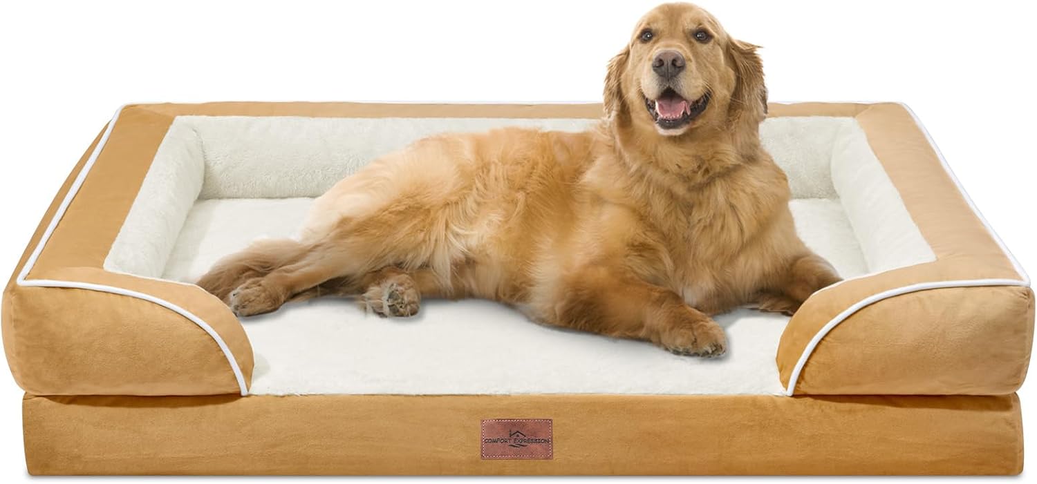 Comfort Expression Orthopedic Dog Bed for Extra Large Dogs 48x30 Inch