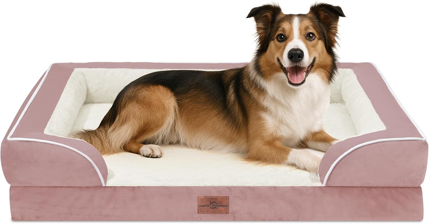 Comfort Expression Orthopedic Dog Bed for Extra Large Dogs 48x30 Inch