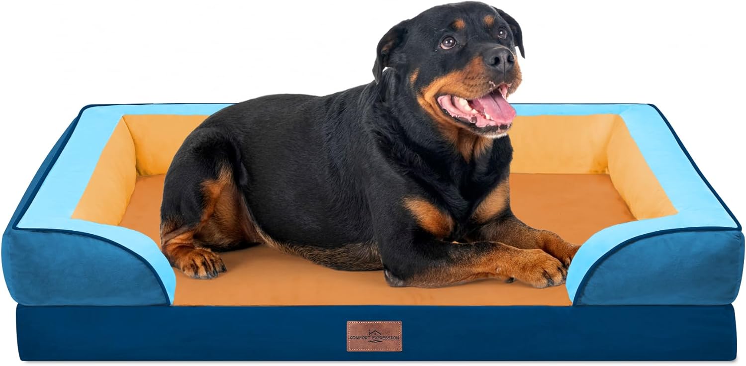 Comfort Expression Orthopedic Dog Bed for Extra Large Dogs 48x30 Inch