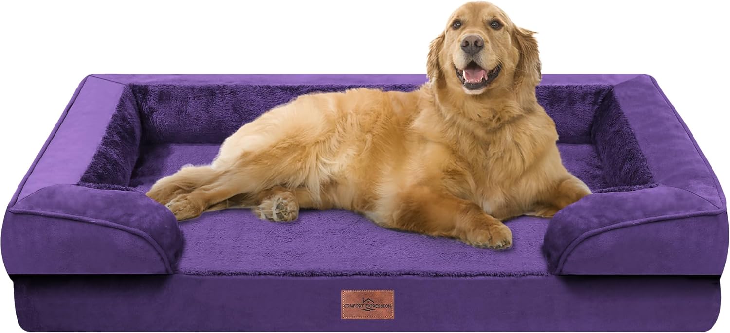 Comfort Expression Orthopedic Dog Bed for Extra Large Dogs 48x30 Inch