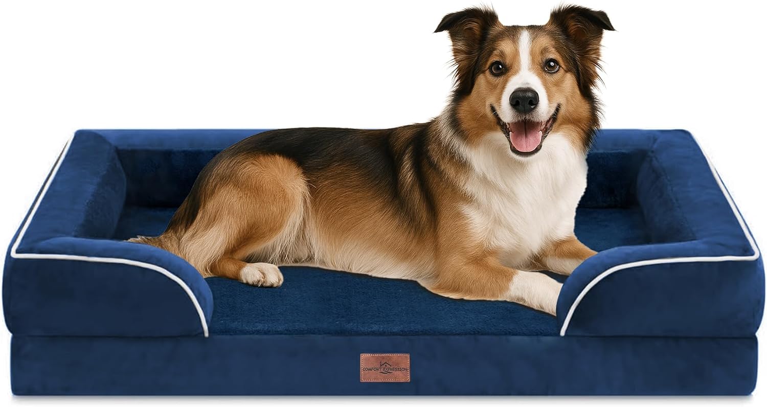 Comfort Expression Orthopedic Dog Bed for Extra Large Dogs 48x30 Inch