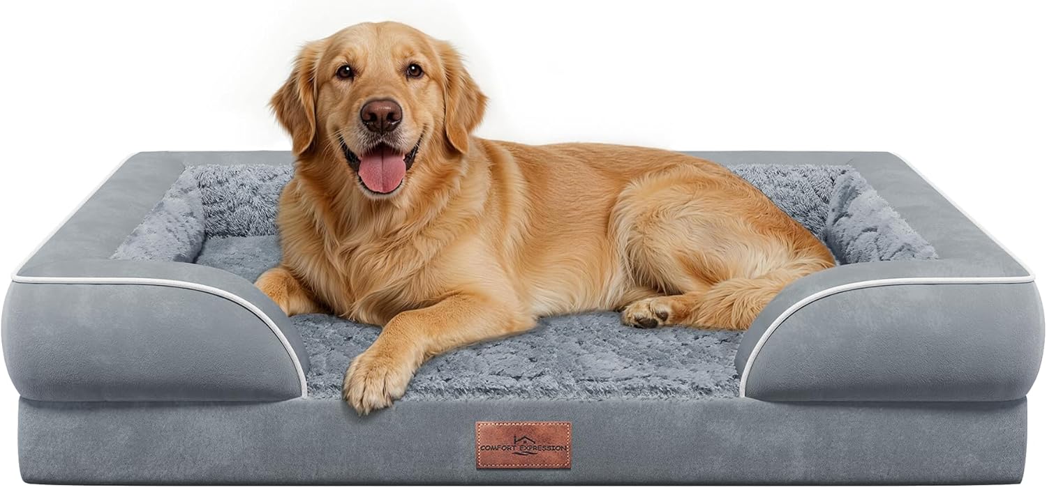 Comfort Expression Orthopedic Dog Bed for Extra Large Dogs 48x30 Inch