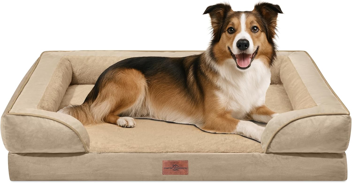 Comfort Expression Orthopedic Dog Bed for Extra Large Dogs 48x30 Inch