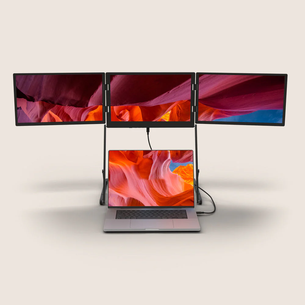 🔥Limited To 50 Units Only €39.99🔥Tri Screen Pro Monitor Extender 15.6"