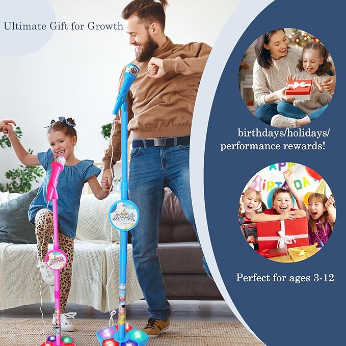 🎤 Microphone, 🎶 Singing Machine, and 🎸 Guitar Set to Ignite Your Child's Musical Dreams! ✨