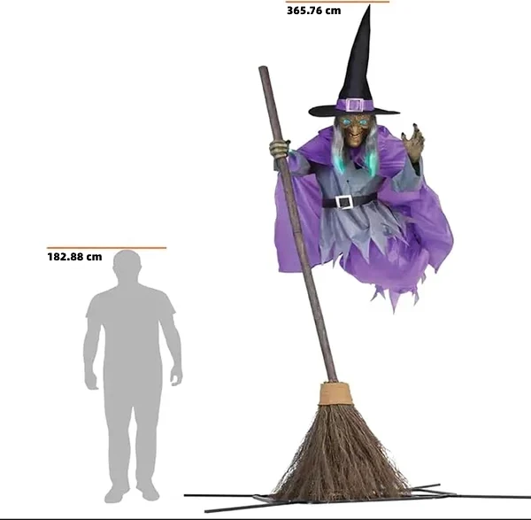 🎃Flying Hover Witch
