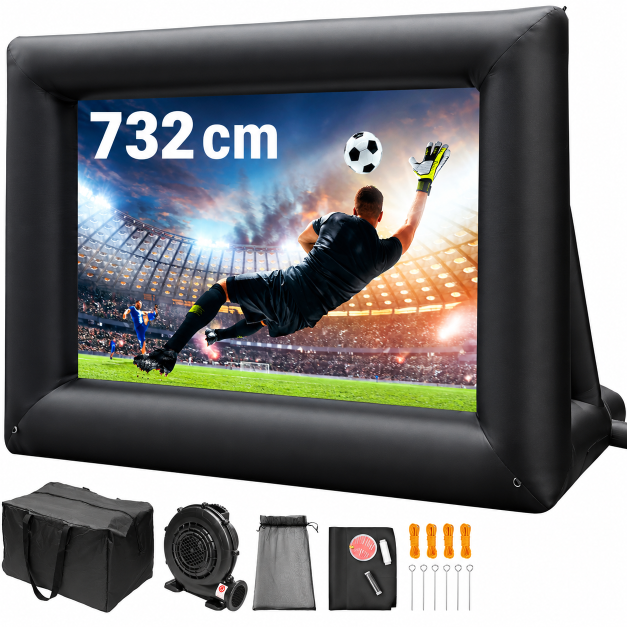 🎁 Exclusive Gift: ADMQX Inflatable MovieScreen 24FT Inflatable Projector Screen foroutside